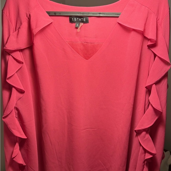 Pink Ruffle Blouse - Picture 3 of 6